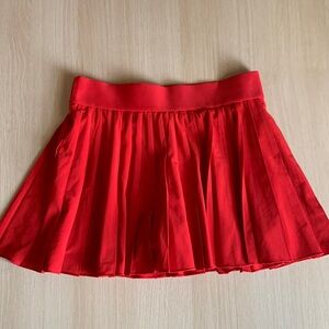 Aritzia TNA Red Tennis Skort